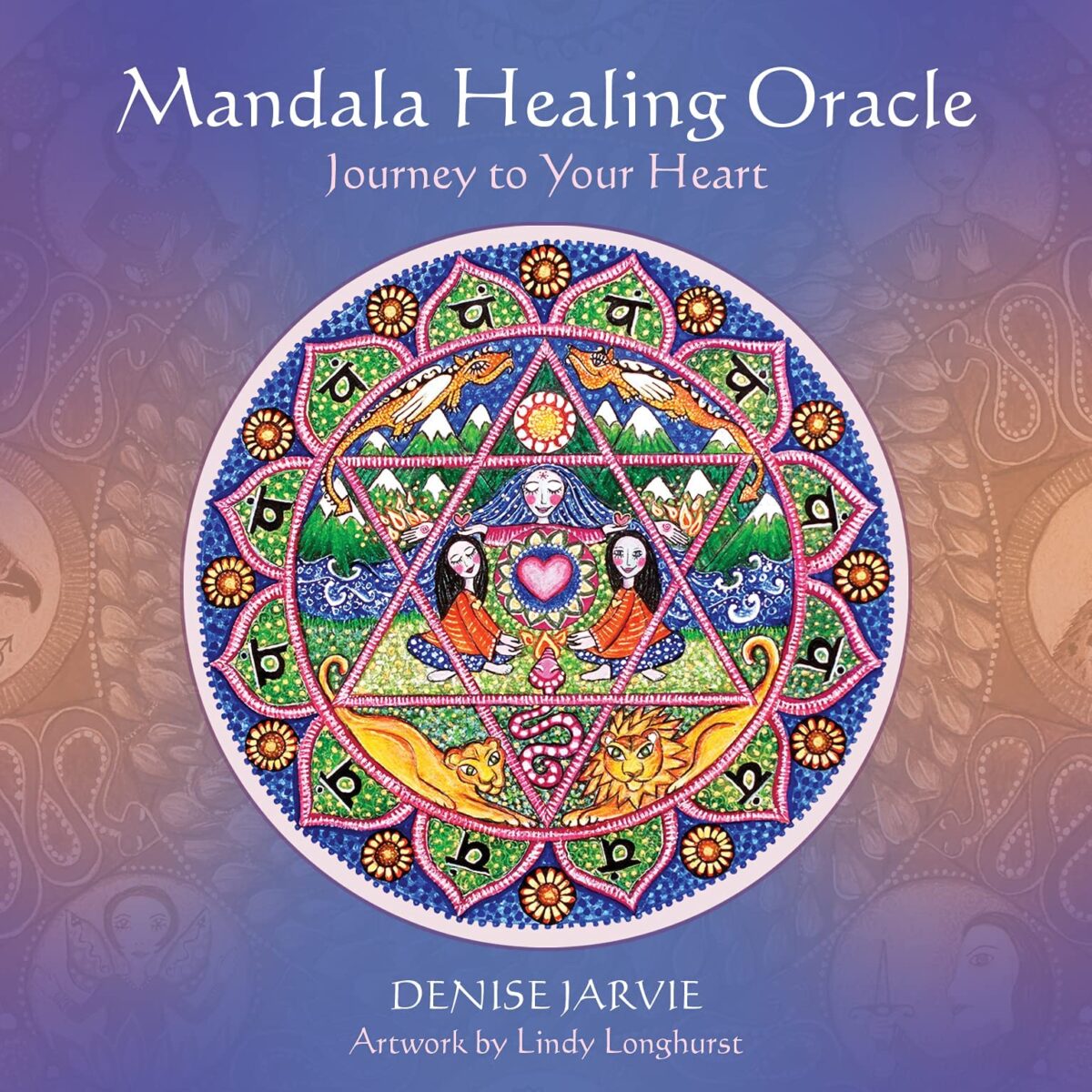 Mandala Healing Oracle: Journey to Your Heart – 44 circular colour cards and 140-page guidebook set